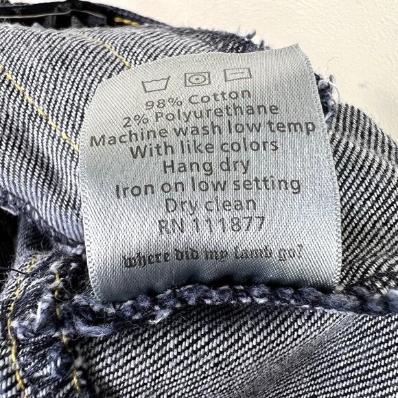 L.A.M.B. Gwen Stefani Y2k Dark Wash Denim Skinny Jeans Zipper Ankle Top Stitch 2 - Picture 7 of 7